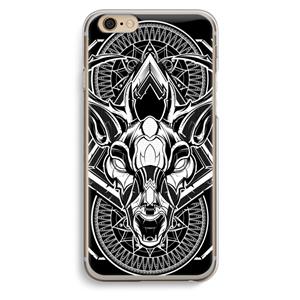 CaseCompany Oh Deer: iPhone 6 / 6S Transparant Hoesje