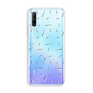 CaseCompany Hipster stripes: Huawei P Smart Pro Transparant Hoesje