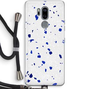 CaseCompany Terrazzo N°5: LG G7 Thinq Transparant Hoesje met koord