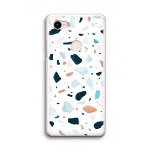 CaseCompany Terrazzo N°13: Google Pixel 3 Transparant Hoesje