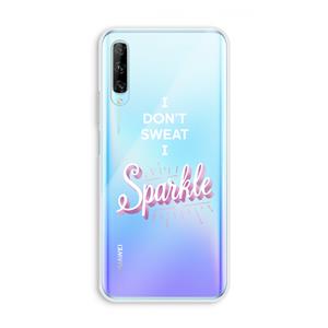 CaseCompany Sparkle quote: Huawei P Smart Pro Transparant Hoesje