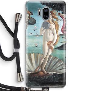 CaseCompany Birth Of Venus: LG G7 Thinq Transparant Hoesje met koord