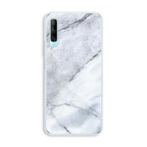 CaseCompany Witte marmer: Huawei P Smart Pro Transparant Hoesje