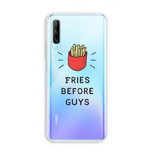 CaseCompany Fries before guys: Huawei P Smart Pro Transparant Hoesje