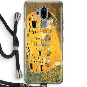 CaseCompany Der Kuss: LG G7 Thinq Transparant Hoesje met koord