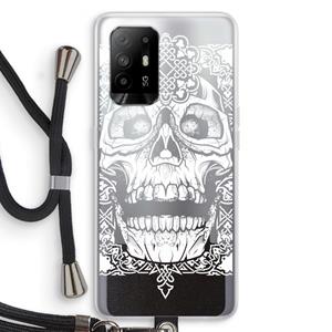 CaseCompany Seek & Destroy: Oppo A94 5G Transparant Hoesje met koord