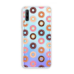 CaseCompany Donuts: Huawei P Smart Pro Transparant Hoesje