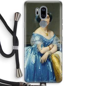 CaseCompany Eleonore: LG G7 Thinq Transparant Hoesje met koord