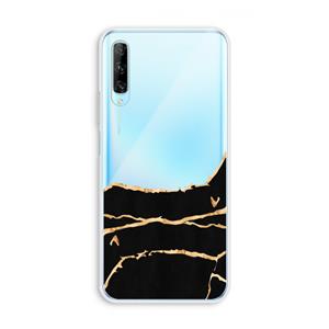 CaseCompany Gouden marmer: Huawei P Smart Pro Transparant Hoesje