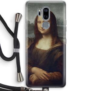 CaseCompany Mona Lisa: LG G7 Thinq Transparant Hoesje met koord