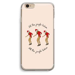 CaseCompany Jingle Ladies: iPhone 6 / 6S Transparant Hoesje
