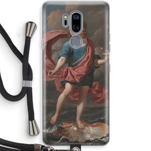 CaseCompany Soap Bubbles: LG G7 Thinq Transparant Hoesje met koord