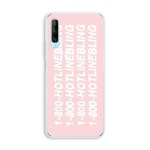 CaseCompany Hotline bling pink: Huawei P Smart Pro Transparant Hoesje