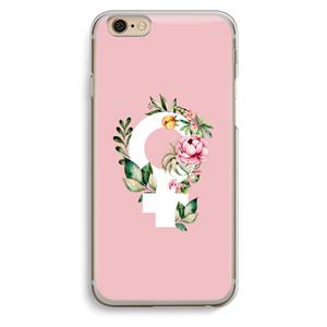 CaseCompany Venus: iPhone 6 / 6S Transparant Hoesje
