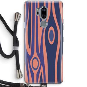 CaseCompany Bast A: LG G7 Thinq Transparant Hoesje met koord