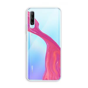 CaseCompany Paarse stroom: Huawei P Smart Pro Transparant Hoesje