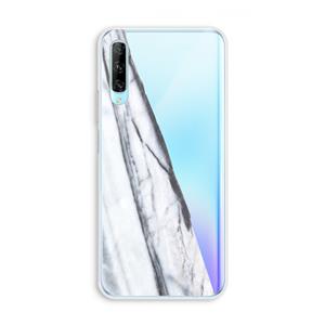 CaseCompany Gestreepte marmer: Huawei P Smart Pro Transparant Hoesje