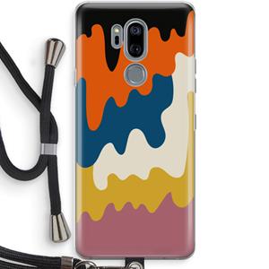 CaseCompany Baar A: LG G7 Thinq Transparant Hoesje met koord