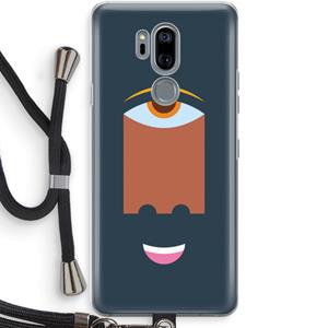 CaseCompany Mono M: LG G7 Thinq Transparant Hoesje met koord