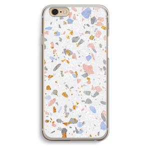 CaseCompany Terrazzo N°8: iPhone 6 / 6S Transparant Hoesje