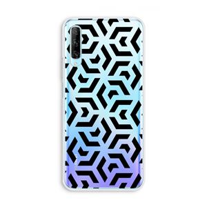 CaseCompany Crazy pattern: Huawei P Smart Pro Transparant Hoesje