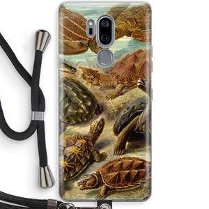 CaseCompany Haeckel Chelonia: LG G7 Thinq Transparant Hoesje met koord