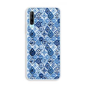 CaseCompany Blauw motief: Huawei P Smart Pro Transparant Hoesje