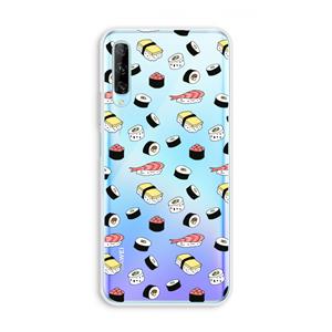 CaseCompany Sushi time: Huawei P Smart Pro Transparant Hoesje