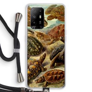 CaseCompany Haeckel Chelonia: Oppo A94 5G Transparant Hoesje met koord