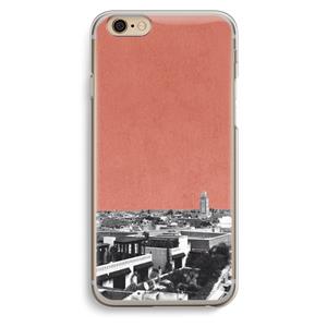 CaseCompany Marrakech Skyline : iPhone 6 / 6S Transparant Hoesje
