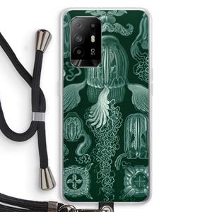 CaseCompany Haeckel Cubomedusae: Oppo A94 5G Transparant Hoesje met koord