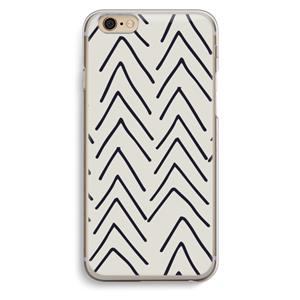 CaseCompany Marrakech Arrows: iPhone 6 / 6S Transparant Hoesje