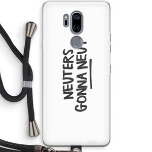 CaseCompany Neuters: LG G7 Thinq Transparant Hoesje met koord