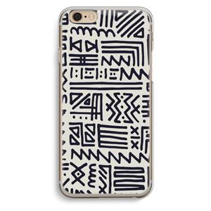 CaseCompany Marrakech print: iPhone 6 / 6S Transparant Hoesje