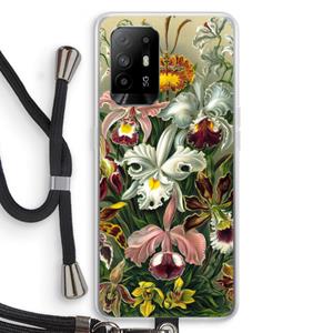 CaseCompany Haeckel Orchidae: Oppo A94 5G Transparant Hoesje met koord