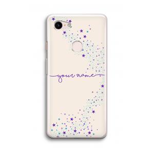 CaseCompany Sterren: Google Pixel 3 Transparant Hoesje