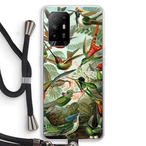 CaseCompany Haeckel Trochilidae: Oppo A94 5G Transparant Hoesje met koord