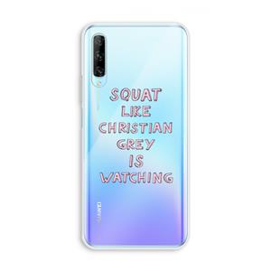 CaseCompany Christian Grey: Huawei P Smart Pro Transparant Hoesje