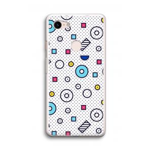 CaseCompany 8-bit N°9: Google Pixel 3 Transparant Hoesje