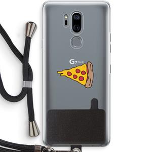 CaseCompany You Complete Me #1: LG G7 Thinq Transparant Hoesje met koord
