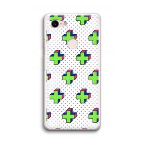 CaseCompany 8-bit N°10: Google Pixel 3 Transparant Hoesje