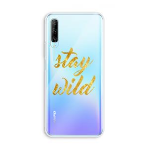 CaseCompany Stay wild: Huawei P Smart Pro Transparant Hoesje