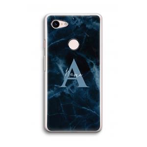 CaseCompany Midnight Marble: Google Pixel 3 Transparant Hoesje