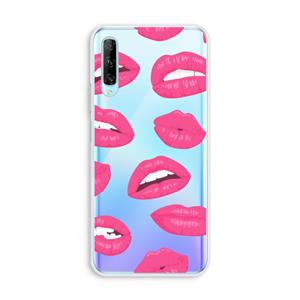 CaseCompany Bite my lip: Huawei P Smart Pro Transparant Hoesje