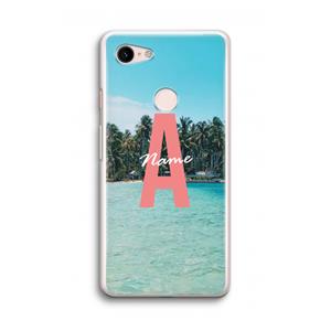 CaseCompany Pacific Dream: Google Pixel 3 Transparant Hoesje