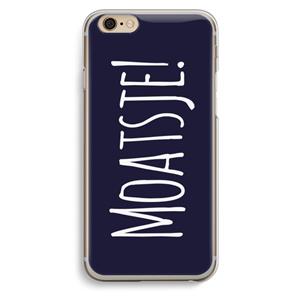 CaseCompany Moatsje!: iPhone 6 / 6S Transparant Hoesje