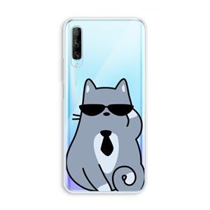 CaseCompany Cool cat: Huawei P Smart Pro Transparant Hoesje