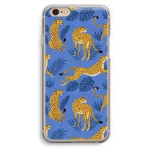 CaseCompany Luipaard: iPhone 6 / 6S Transparant Hoesje