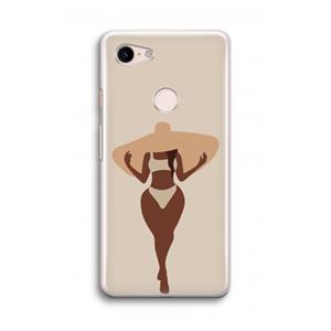 CaseCompany Let's get salty: Google Pixel 3 Transparant Hoesje