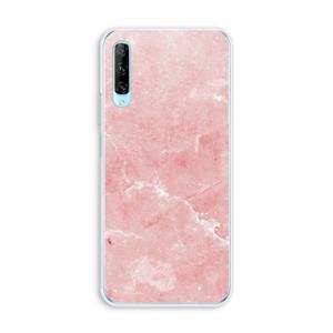 CaseCompany Roze marmer: Huawei P Smart Pro Transparant Hoesje